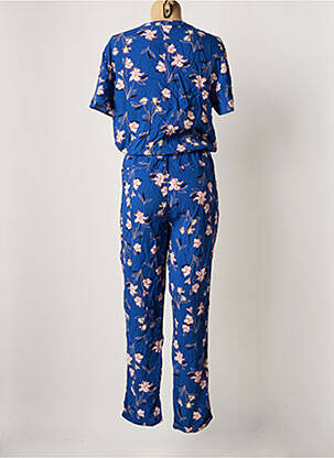 Combi-pantalon fermeture boutonnée sur le devant manches courtes bleu ESPRIT DE LA MER femme