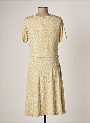 Robe mi-longue imprimé fantaisie manches courtes vert TOM TAILOR femme