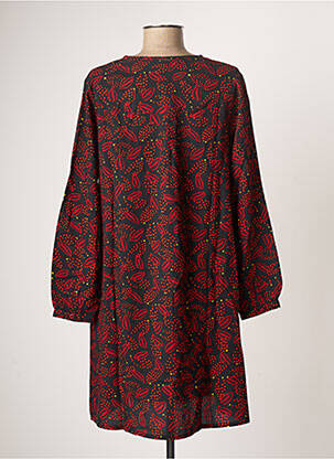 Robe courte manches longues manches longues rouge AGATHE & LOUISE femme