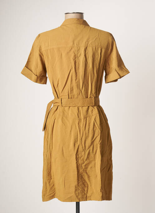 Robe courte manches courtes manches courtes beige EVA KAYAN femme