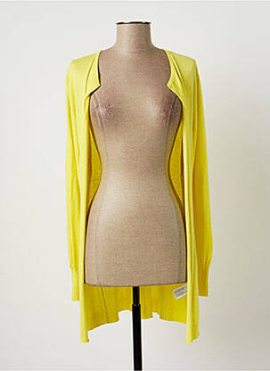 Gilet manches longues manches longues jaune SANDWICH femme