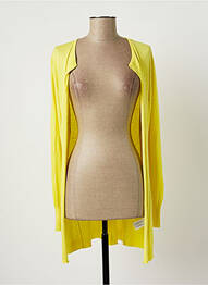 Gilet manches longues manches longues jaune SANDWICH femme
