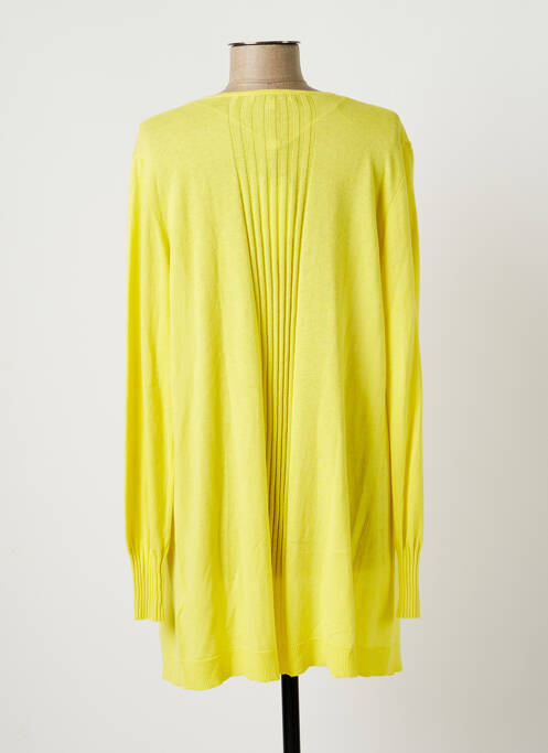 Gilet manches longues jaune SANDWICH femme