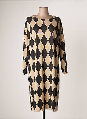 Robe pull stretch manches longues beige LOLA SANDRO  FERRONE femme