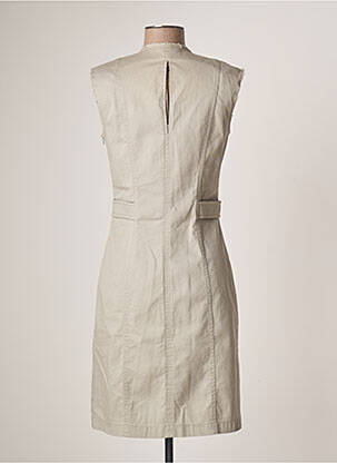 Robe mi-longue sans manche sans manche gris EVA KAYAN femme