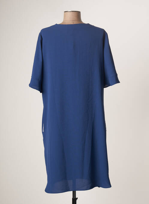 Robe mi-longue bleu BARILOCHE pour femme