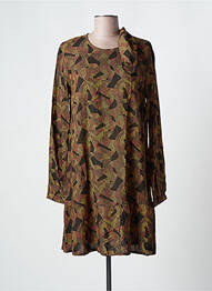 Robe courte manches longues manches longues noir AGATHE & LOUISE femme