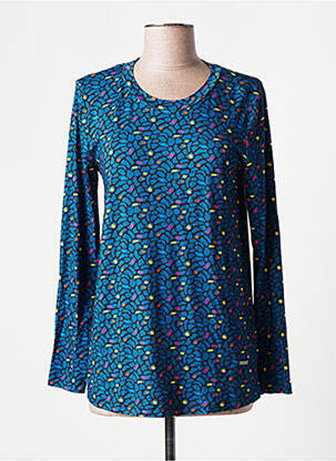 T-shirt manches longues manches longues bleu AGATHE & LOUISE femme