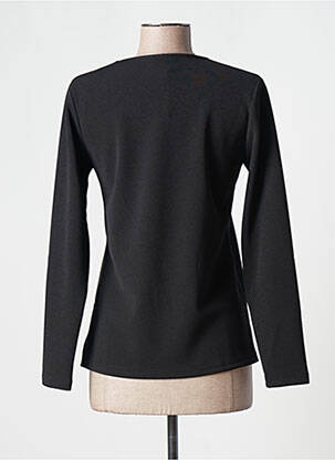 Top stretch manches longues noir FRANCE RIVOIRE femme
