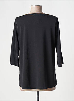 Top stretch manches 3/4 noir BARILOCHE femme