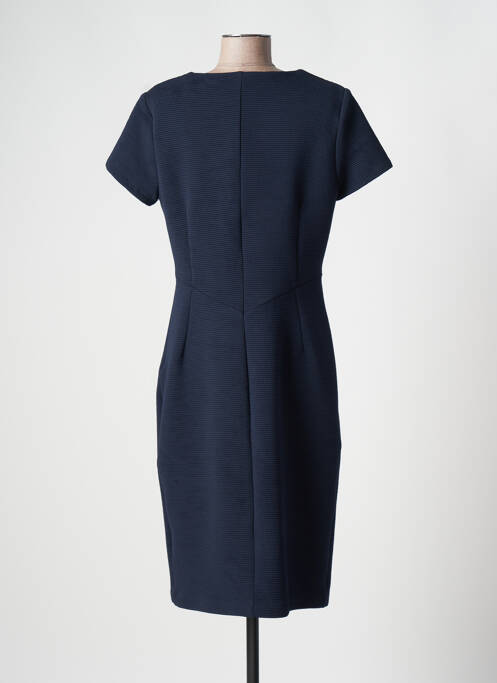 Robe mi-longue bleu LOLA pour femme