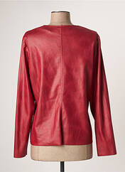 Veste simili cuir rouge GRIFFON pour femme seconde vue