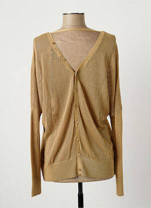 Pull coupe droite manches longues beige EVA KAYAN femme