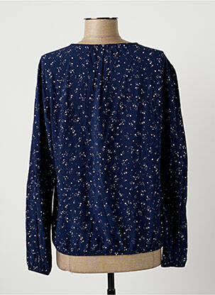Blouse imprimé fantaisie manches longues bleu SANDWICH femme