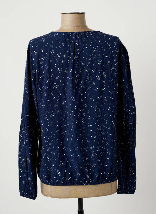Blouse imprimé fantaisie manches longues bleu SANDWICH femme