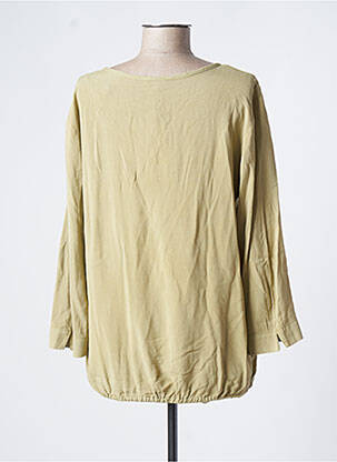 Blouse tissage popeline manches longues vert TOM TAILOR femme
