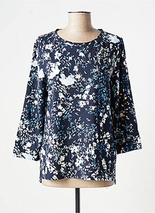 T-shirt manches longues manches longues bleu TOM TAILOR femme