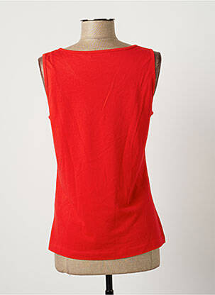 Top sans manche sans manche rouge CONCEPT K femme