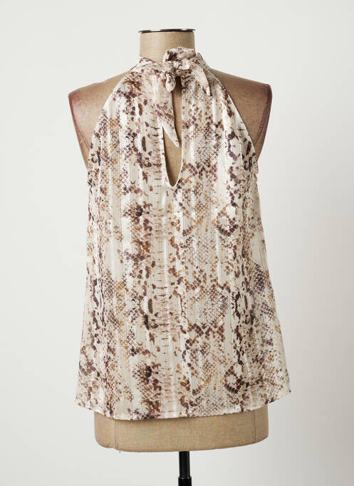 Top beige ANDAMIO pour femme