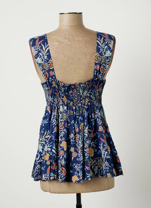 Top bleu ANDAMIO pour femme