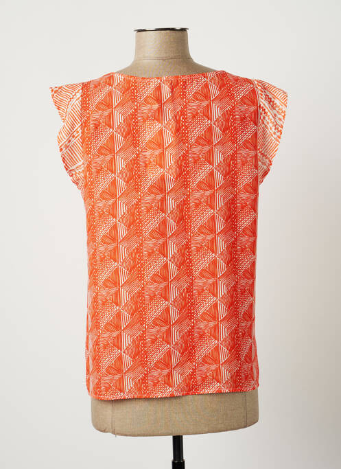 Top orange ANDAMIO pour femme