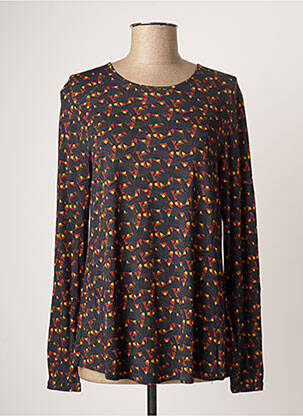 T-shirt manches longues manches longues noir AGATHE & LOUISE femme