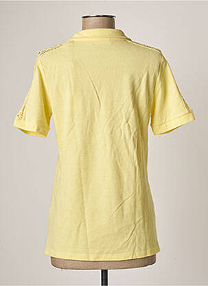 Polo stretch manches courtes jaune CONCEPT K homme