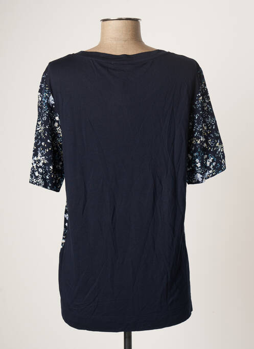 Top tissage jersey sans manche bleu TOM TAILOR femme