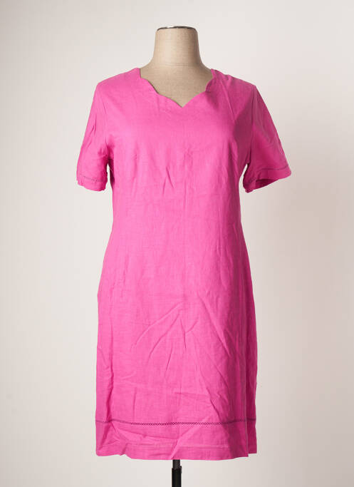 Robe mi-longue rose CONCEPT K pour femme