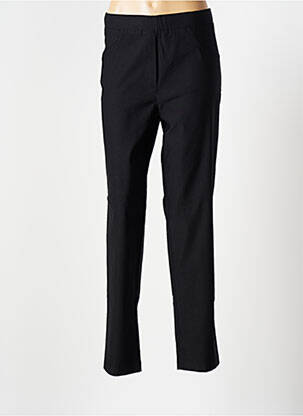 Pantalon droit stretch taille normale noir LOLA femme