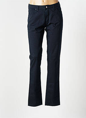 Pantalon slim broderie rivets taille normale bleu BARILOCHE femme