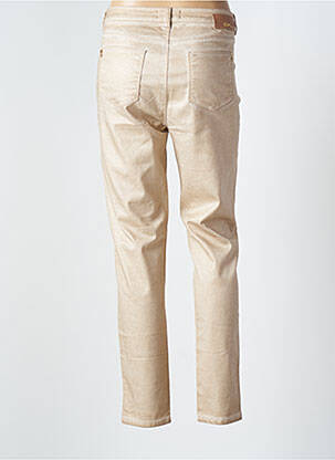 Pantalon slim stretch taille normale jaune EVA KAYAN femme