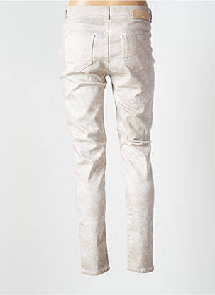 Pantalon slim stretch taille normale beige EVA KAYAN femme