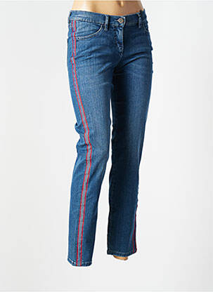 Jeans coupe slim slim taille basse bleu TONI femme