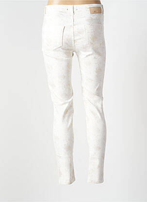 Pantalon slim stretch taille normale blanc EVA KAYAN femme