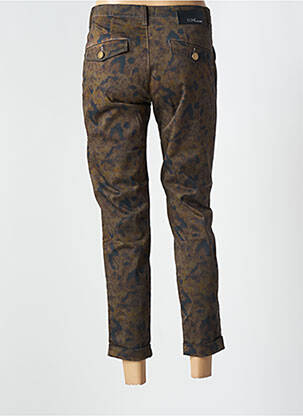 Pantalon 7/8 stretch taille normale vert EVA KAYAN femme