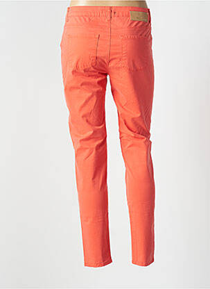 Pantalon slim stretch taille normale orange EVA KAYAN femme