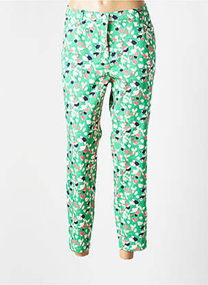 Pantalon slim stretch taille normale vert TONI femme
