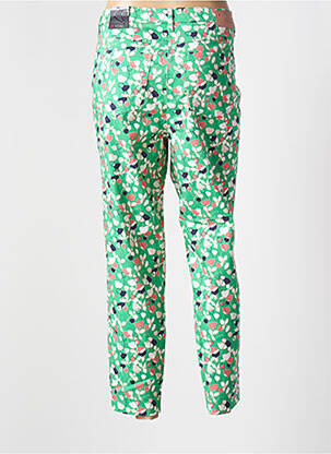 Pantalon slim stretch taille normale vert TONI femme