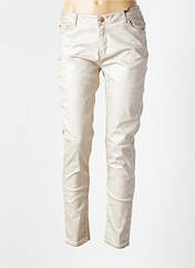 Pantalon slim beige EVA KAYAN pour femme seconde vue