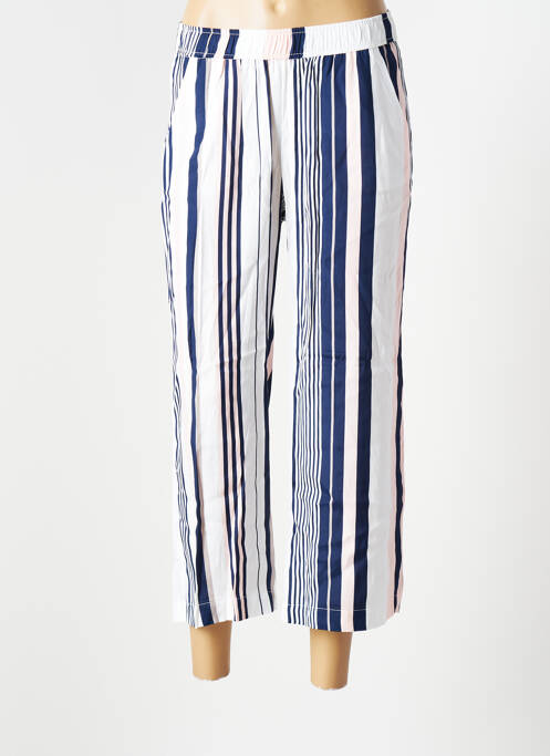 Pantacourt taille élastique taille normale bleu TONI femme