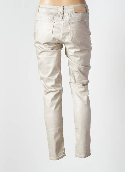 Pantalon slim beige EVA KAYAN pour femme