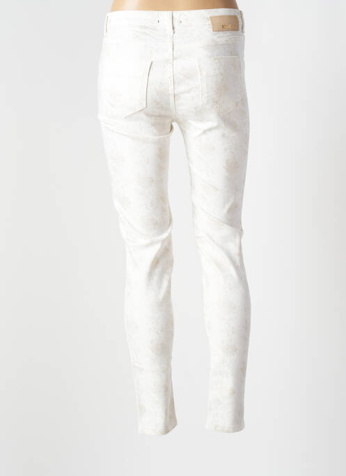 Pantalon slim blanc EVA KAYAN pour femme