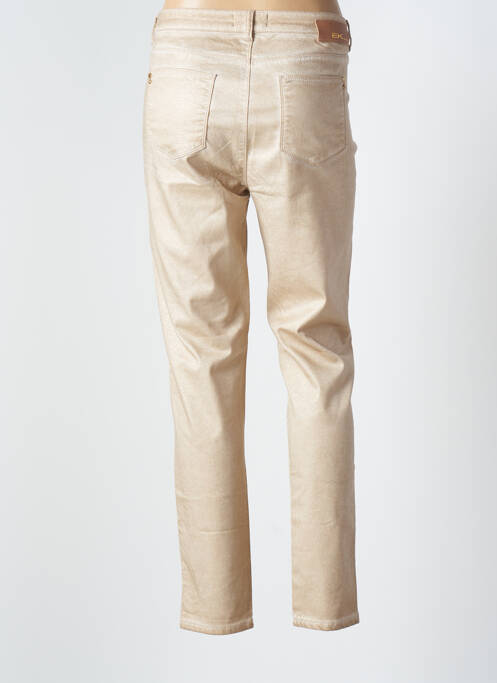 Pantalon slim jaune EVA KAYAN pour femme