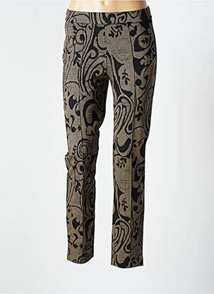 Pantalon slim taille élastique taille normale beige TONI femme