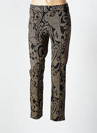 Pantalon slim taille élastique taille normale beige TONI femme