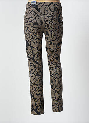 Pantalon slim taille élastique taille normale beige TONI femme