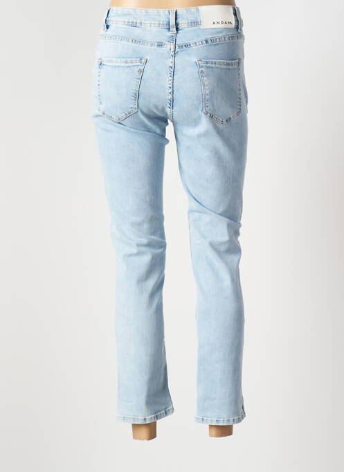 Jeans coupe slim bleu ANDAM pour femme