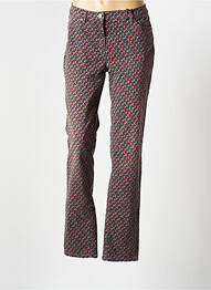 Pantalon slim broderie rivets taille normale gris TONI femme