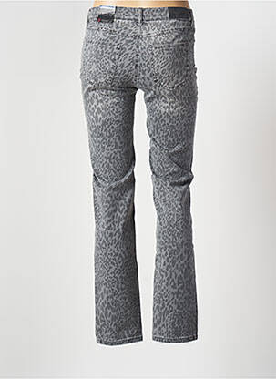 Pantalon slim taille basse taille basse gris TONI femme